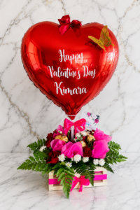 Personalised Heart Bouquet