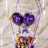 Purple Hot Air Balloon Chocolate Hamper