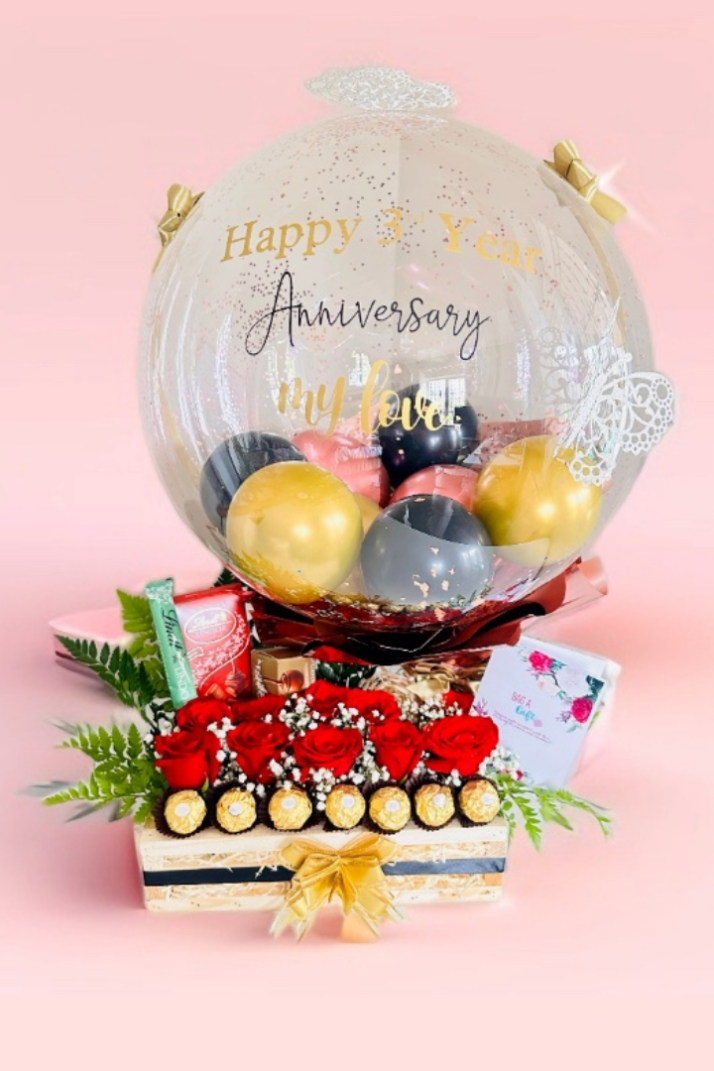 Luxury Rose and Chocolate Gift