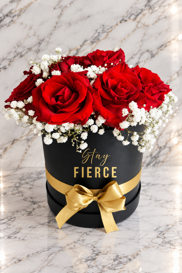 Precious Rose and Baby Breath Box