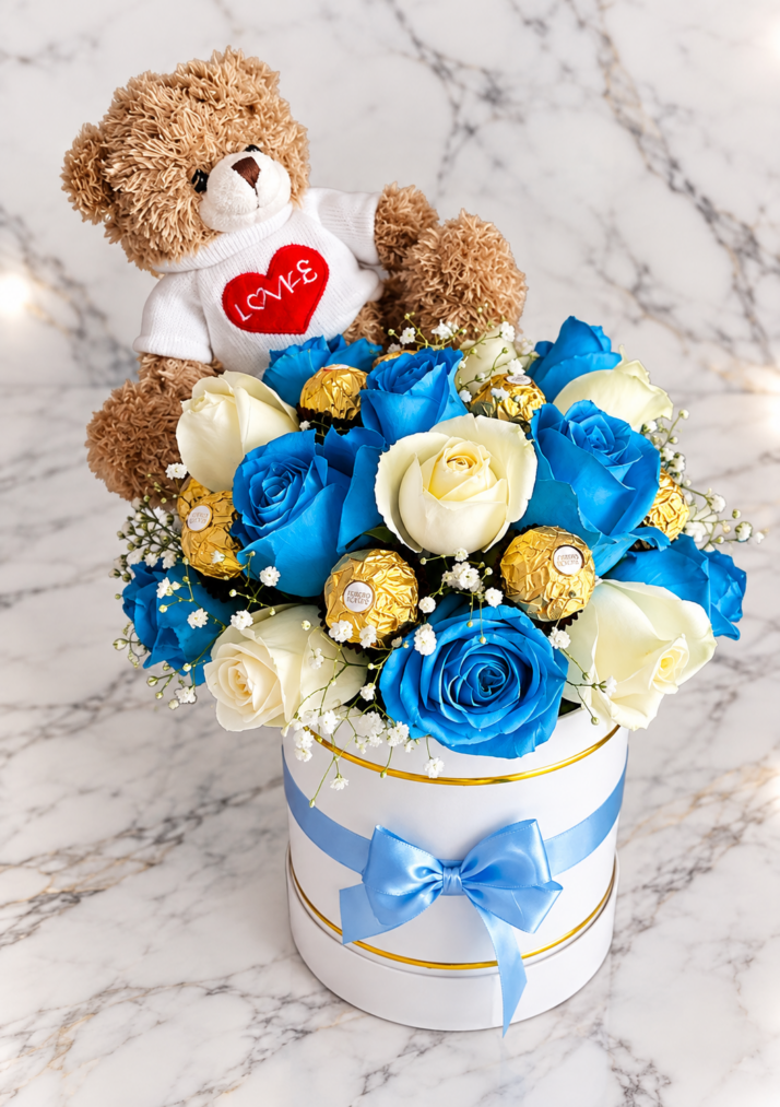 Dreamy Blue & White Blooms
