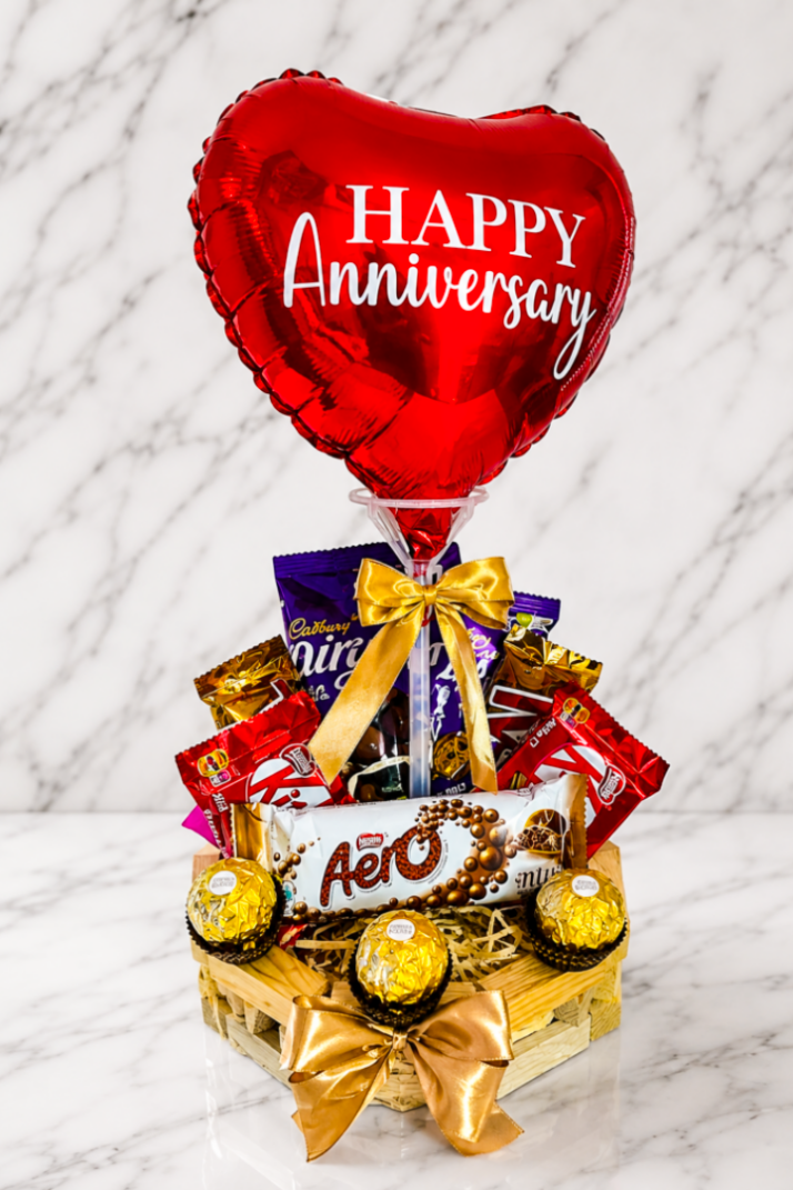 Happy anniversary Chocolate surprise
