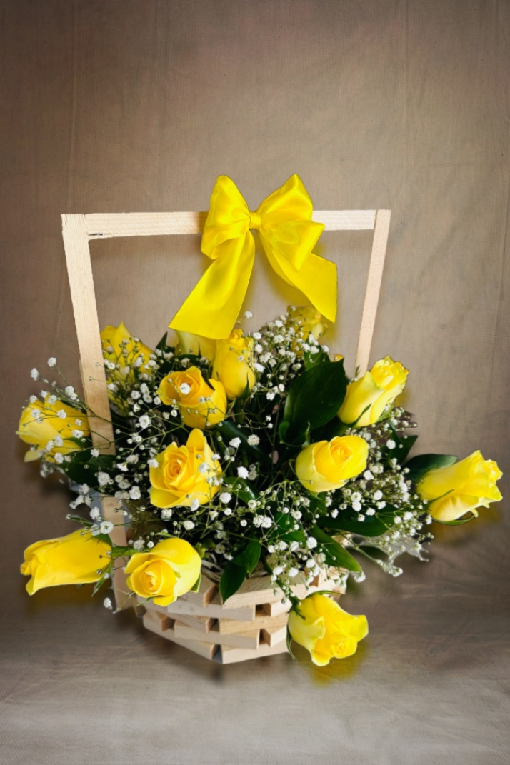 Bright Blooms Basket