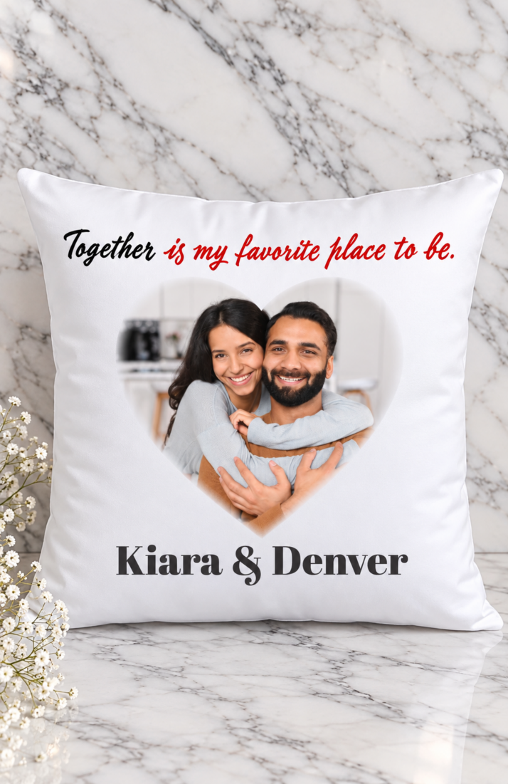 Personalised Love is in the air Scatter Cushion