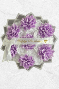 Dahlia and Rose Eternal Bouquet