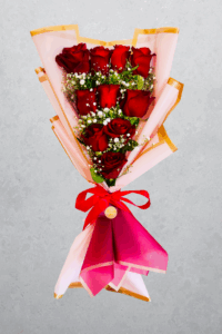 Flat Rose Bouquet