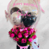 Hot Pink Rose Hamper
