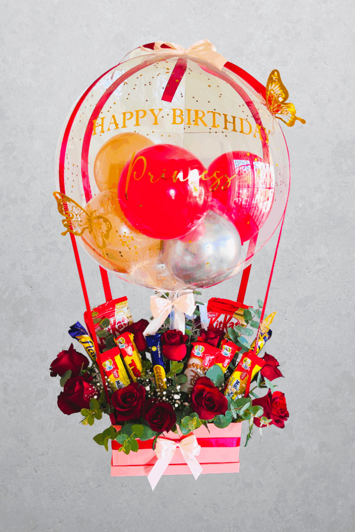 Sweet Romance Balloon Hamper