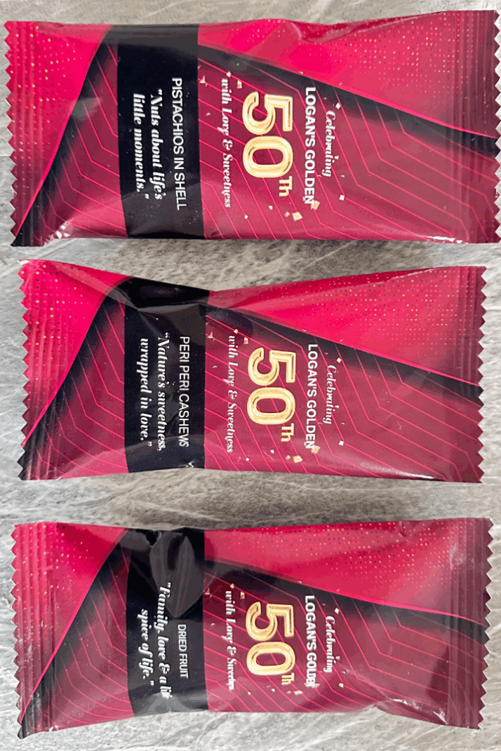 Golden Personalised Birthday Box