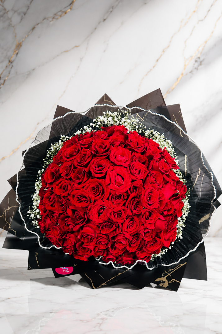 100 Red Rose Bouquet