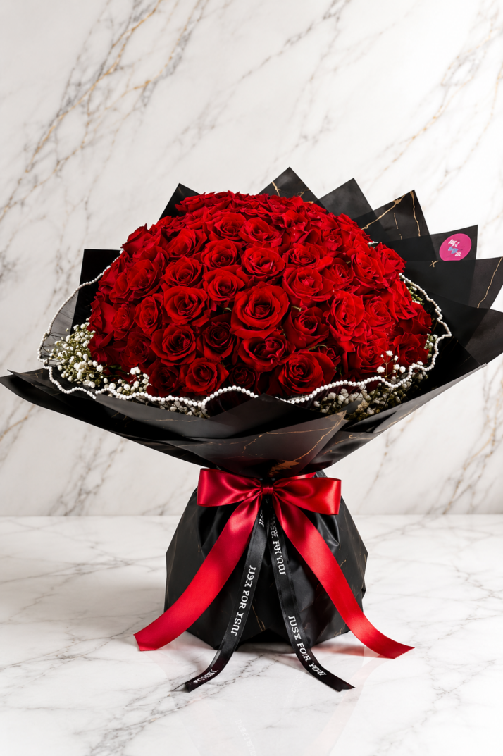 100 Red Rose Bouquet