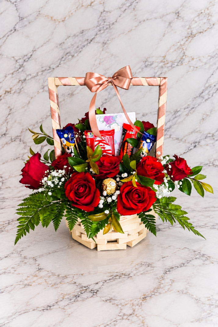 Sweet Floral Essence Basket