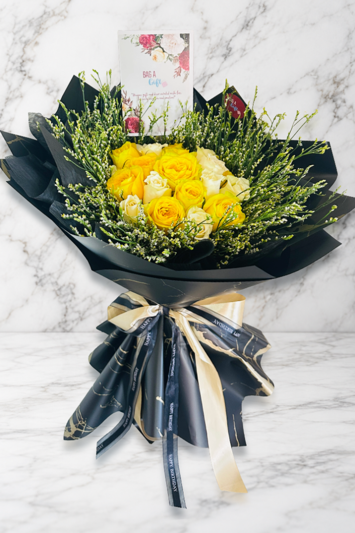 The Golden Glow Bouquet