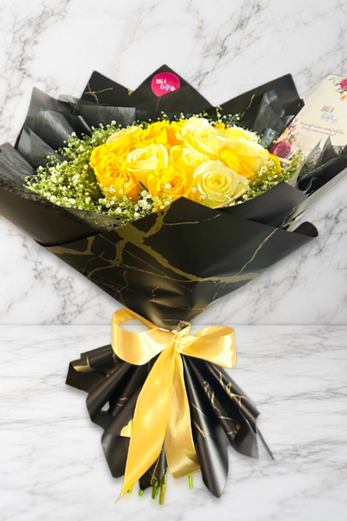 The Golden Glow Bouquet