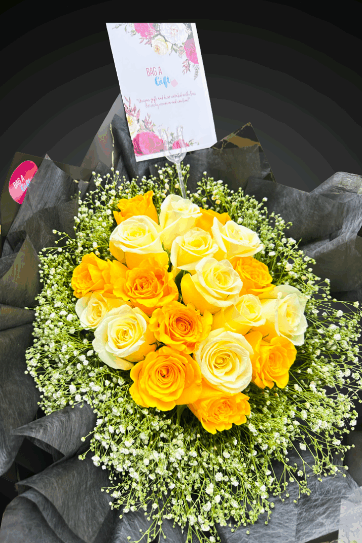 The Golden Glow Bouquet