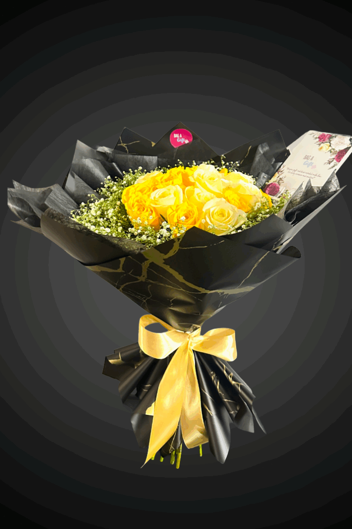 The Golden Glow Bouquet