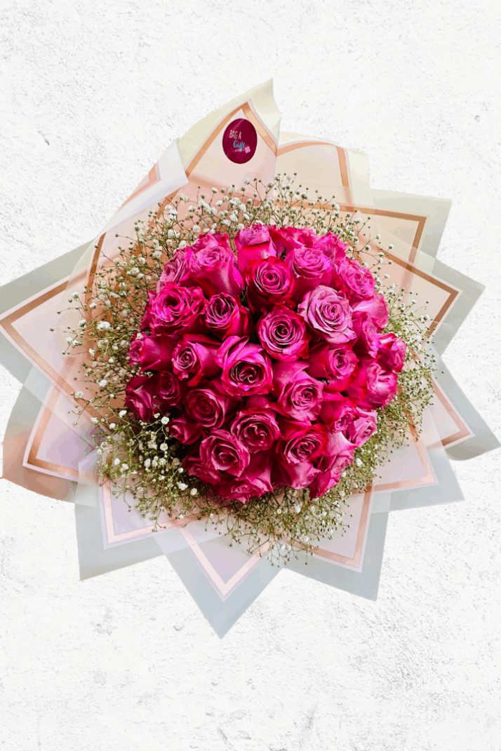 Blushing Twilight Rose Bouquet