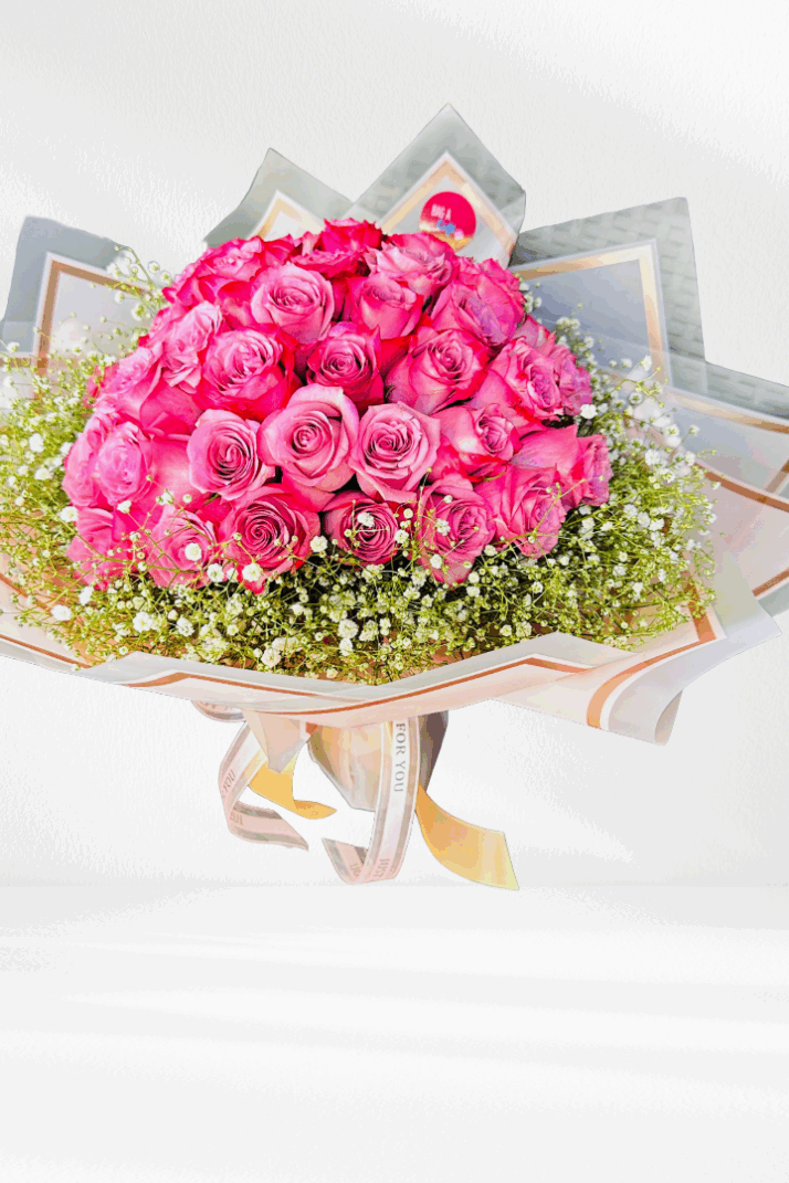 Blushing Twilight Rose Bouquet