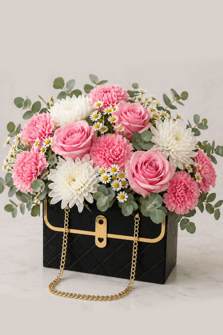 Midnight Blush Bloom Bag