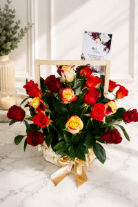 Forever Rose Basket