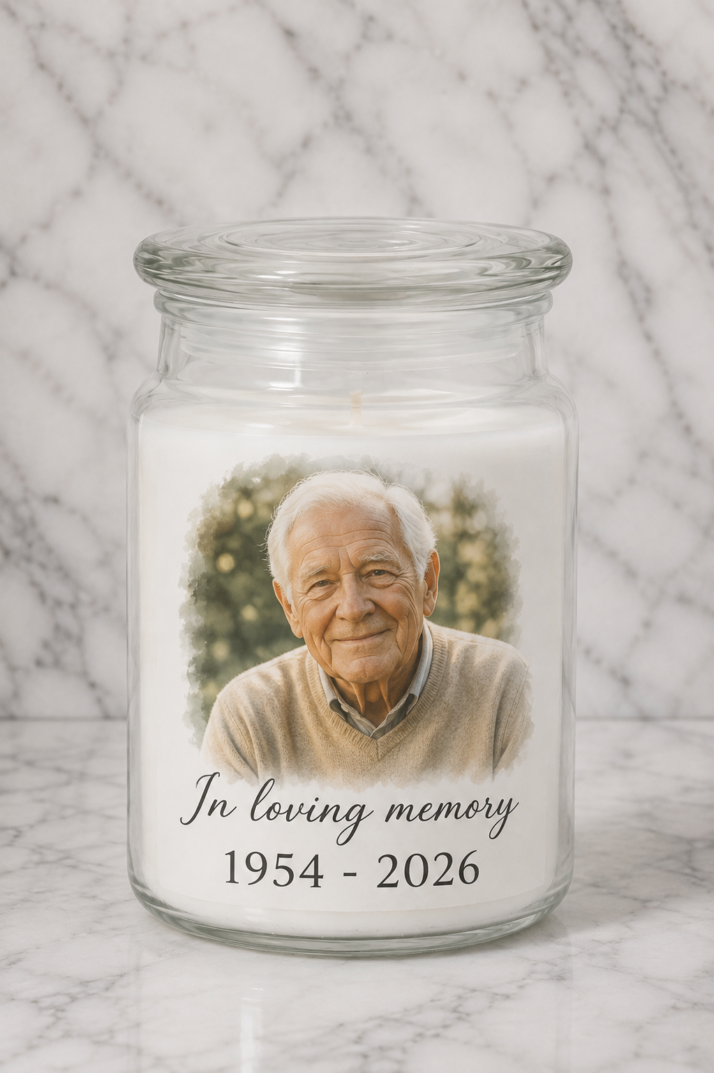 In Loving Memory Memorial Candle