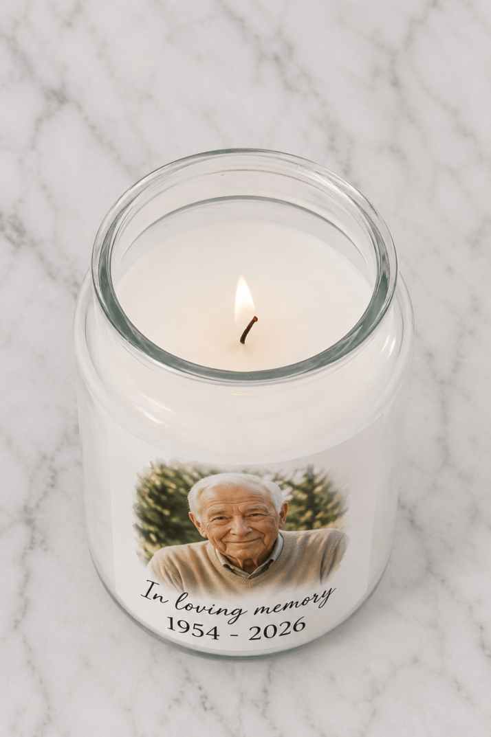 In Loving Memory Memorial Candle