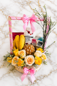 Sunshine Bloom & Treats Basket