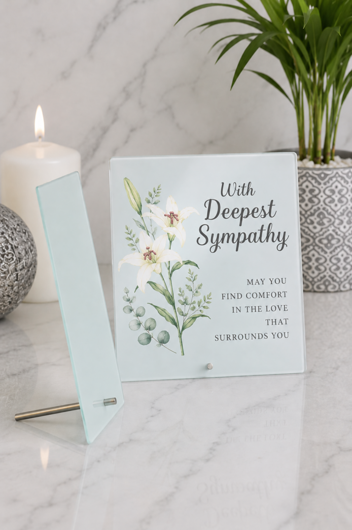 With Deepest Sympathy Memorial Plaque