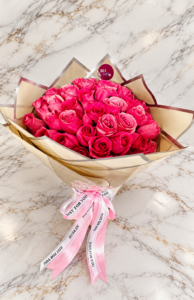 Pink Elegance Rose Bouquet - Standard