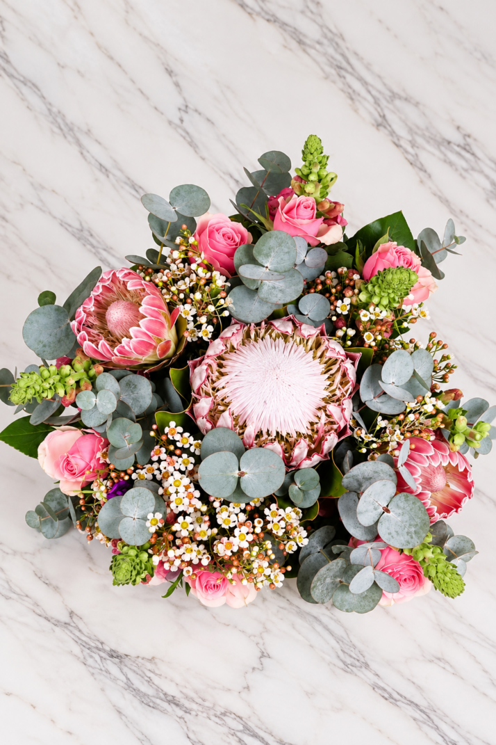 Blush Protea Garden Bouquet
