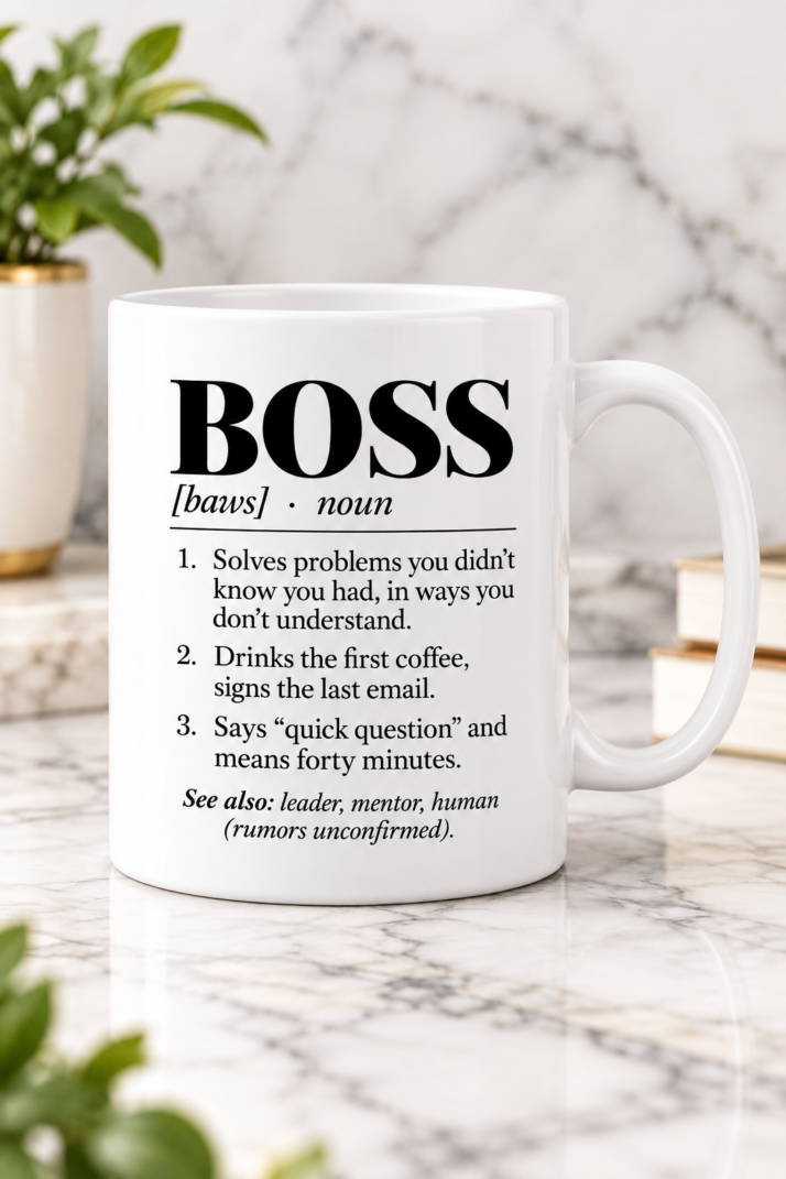 The Boss Definition Mug