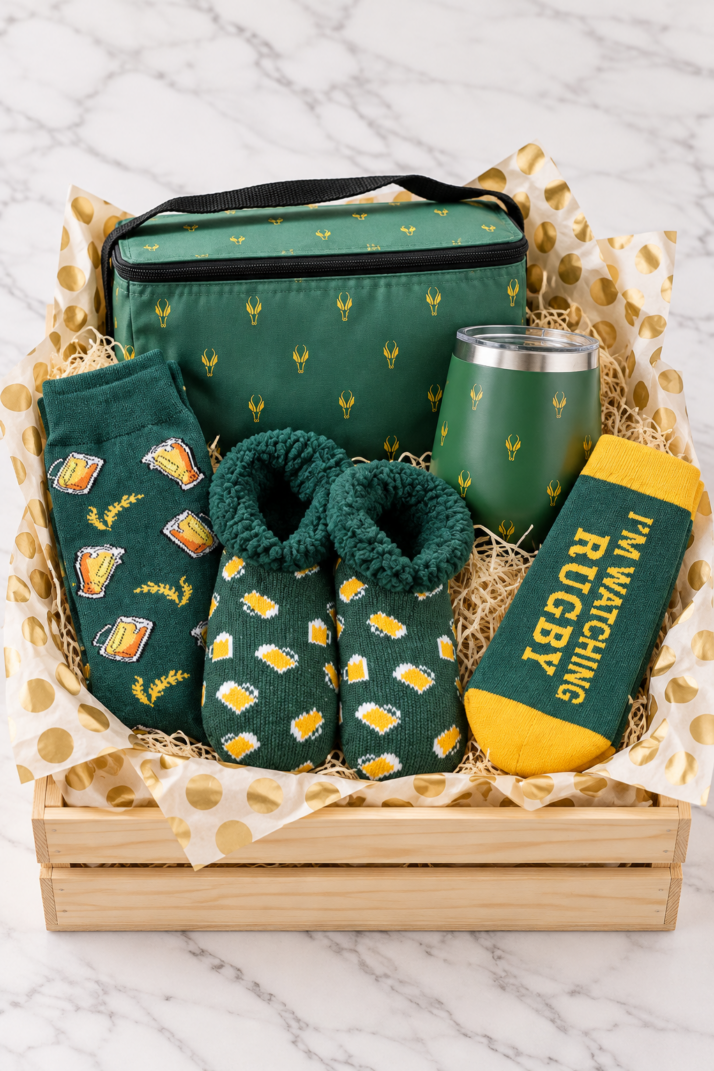 Green & Gold Game Day Crate