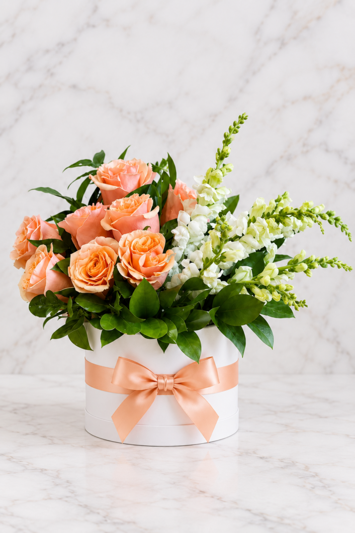 Peach Serenity Floral Box