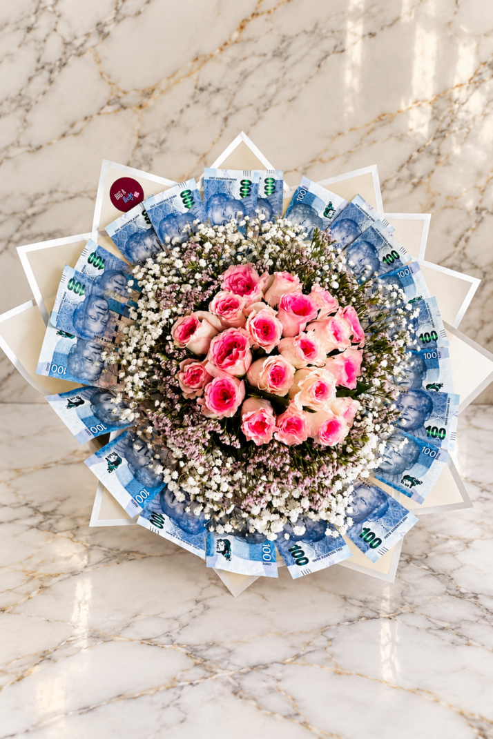 Pretty in Pink Money Bouquet