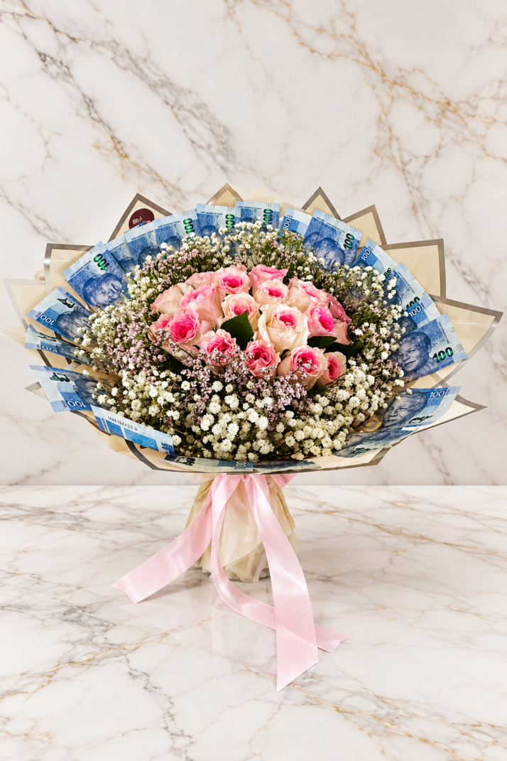 Pretty in Pink Money Bouquet