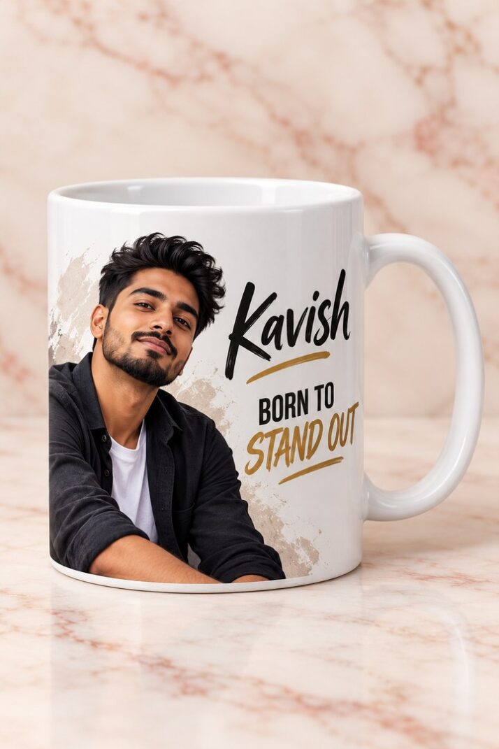 Born to Stand Out Personalised Photo Mug