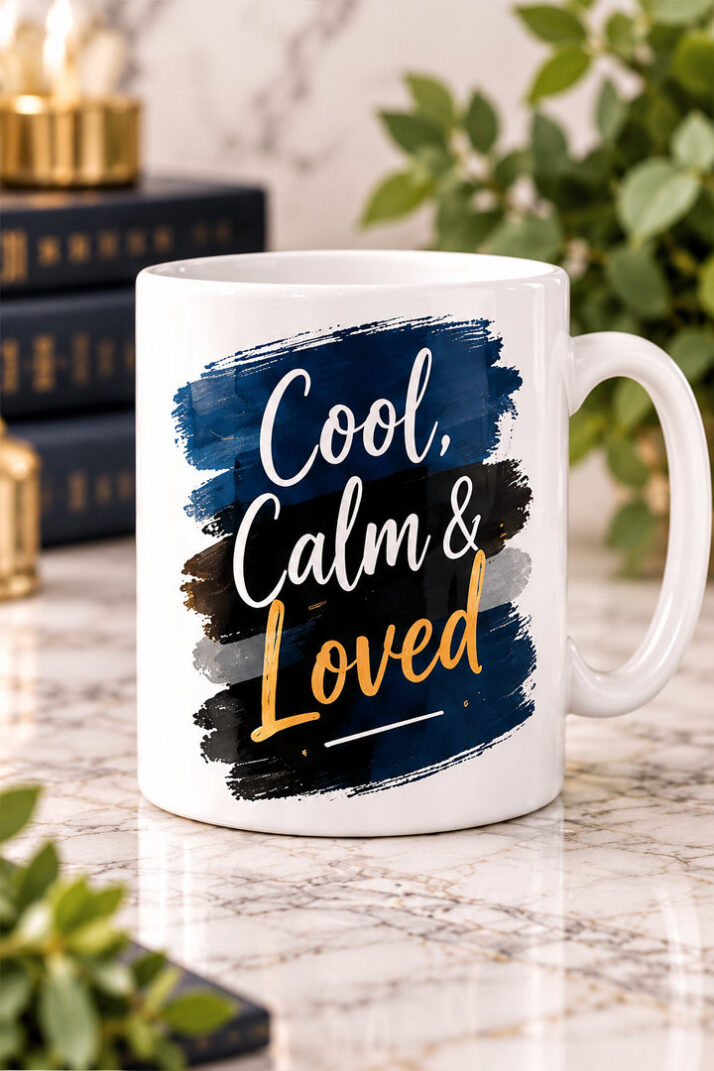 Cool, Calm & Loved Mug