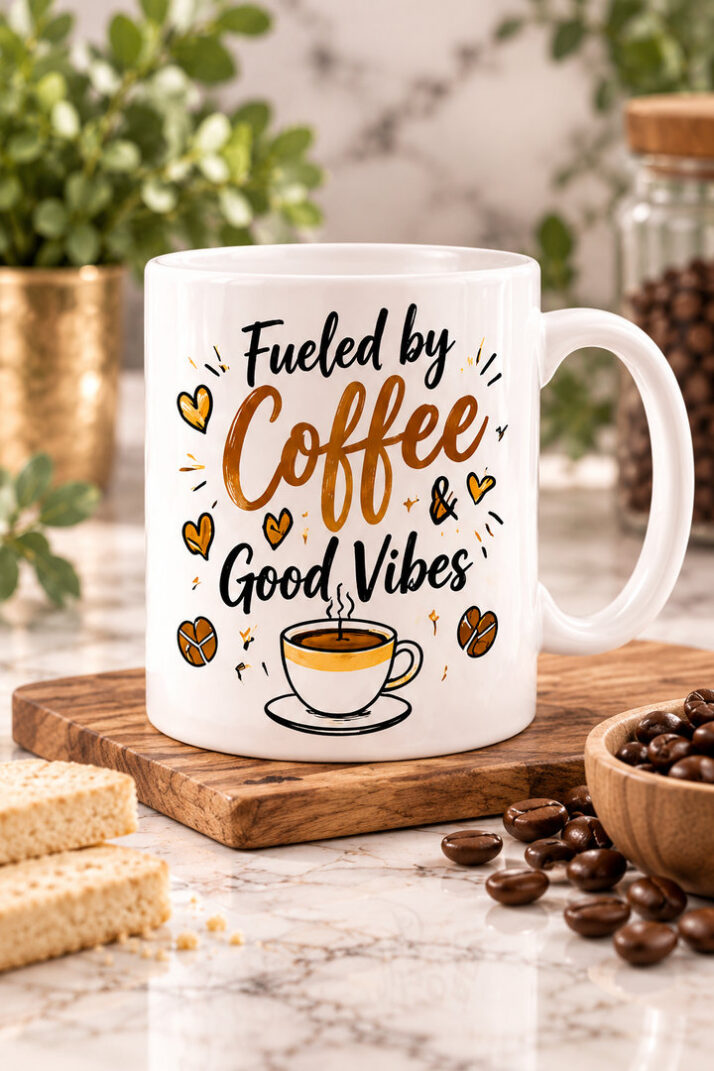 Fueled by Coffee & Good Vibes Mug