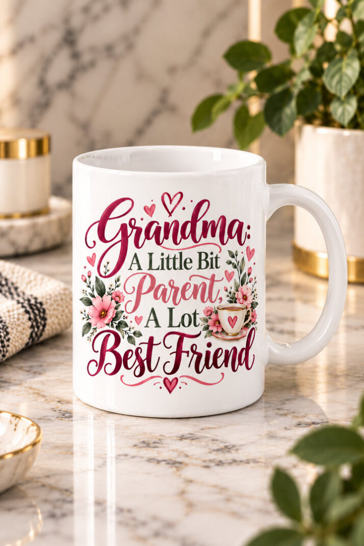 Grandma: A Little Bit Parent, A Lot Best Friend Mug