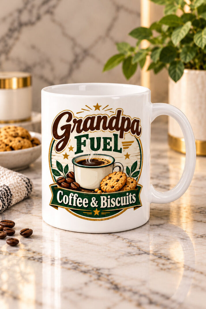 Grandpa Fuel: Coffee & Biscuits Mug
