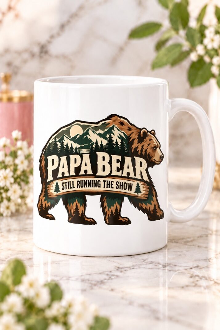 Papa Bear Still Running the Show Mug