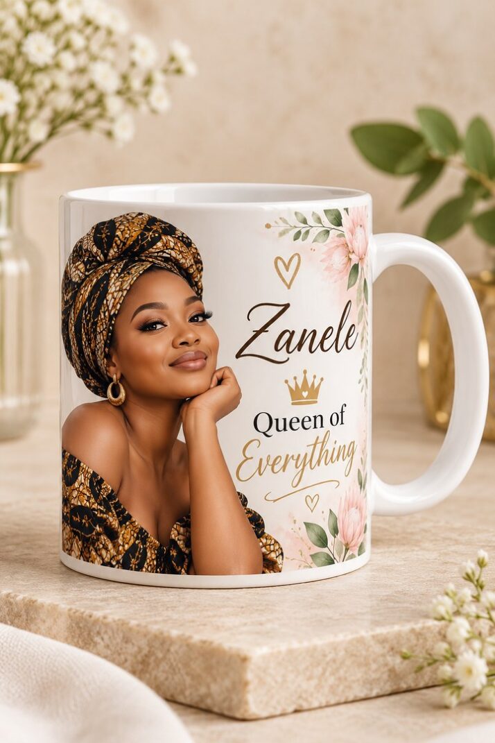 Queen of Everything Personalised Photo Mug