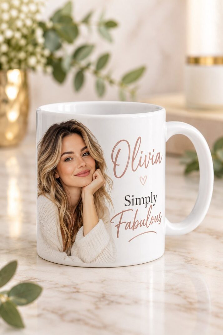 Simply Fabulous Personalised Photo Mug