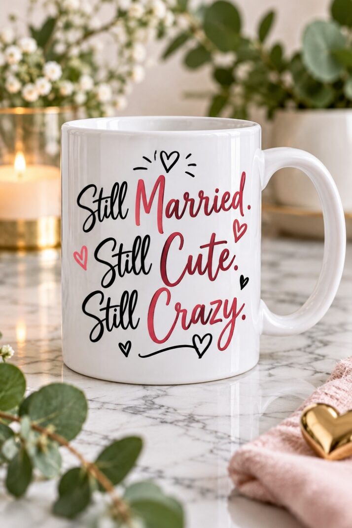 Still Married. Still Cute. Still Crazy. Mug